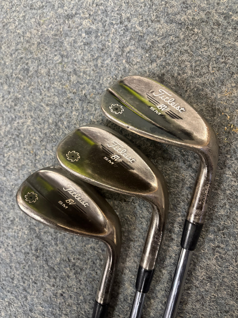 Titleist Vokey SM7 Wedge Set | 52.08 F | 56.10 S | 60.08 M | Brand new grips