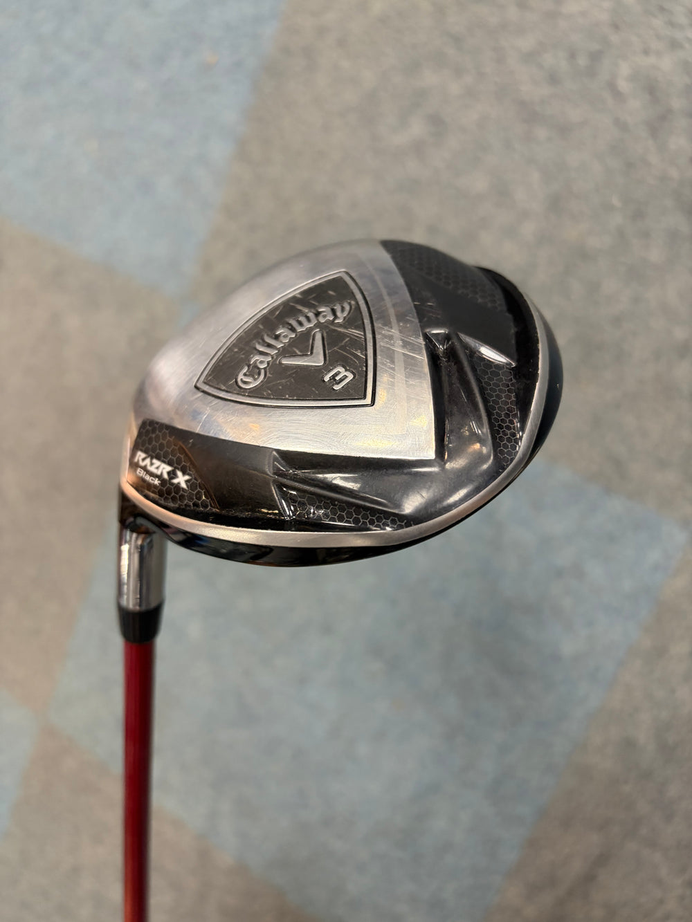 Callaway RAZR X Black Fairway 3 Wood | 15 degree | Regular shaft | Left Handed