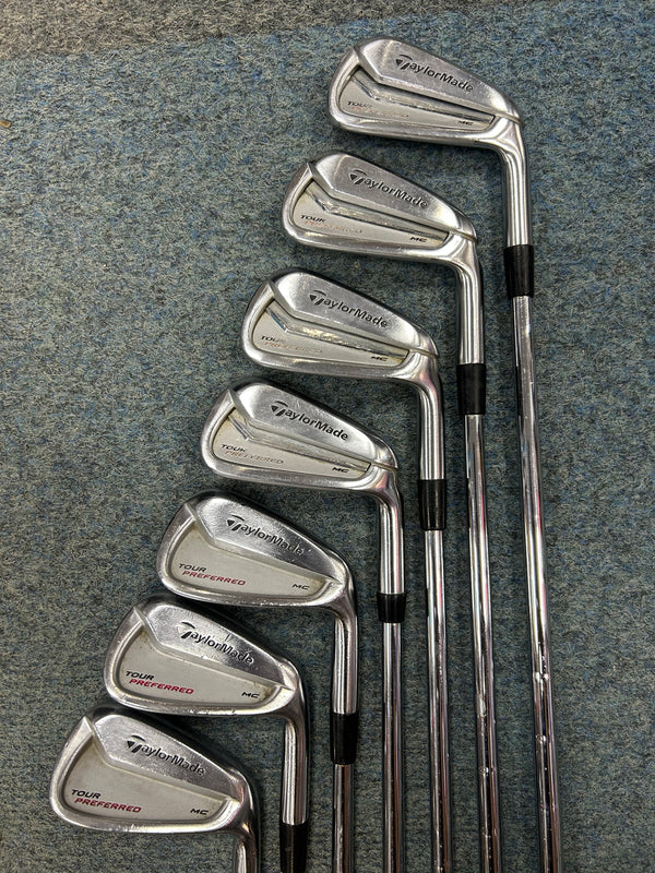 TaylorMade Tour Preferred MC Irons | 4-PW | Stiff steel shafts