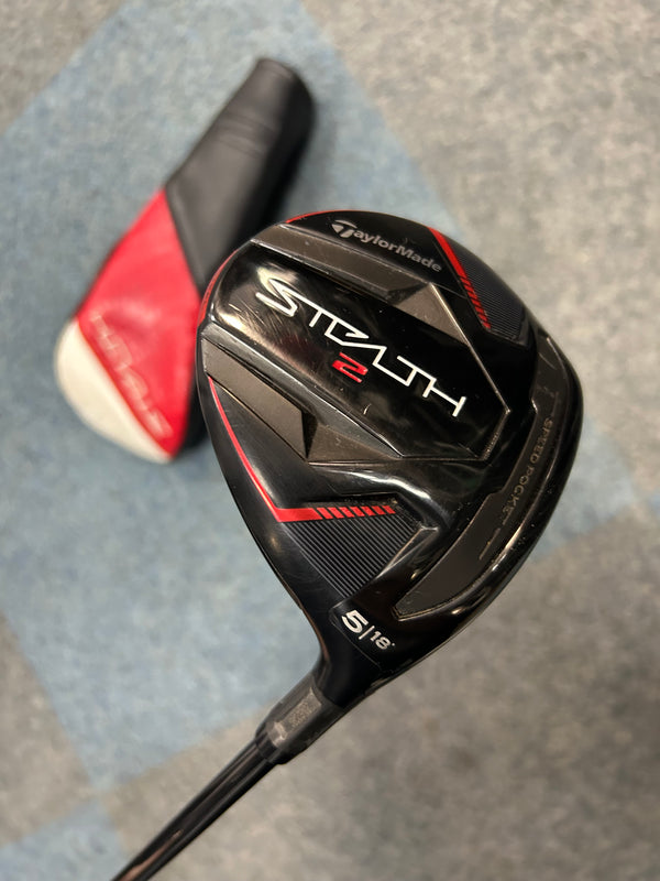 TaylorMade Stealth 2 Fairway Wood | 18 Degree | Regular Hzrdus 60 Gram