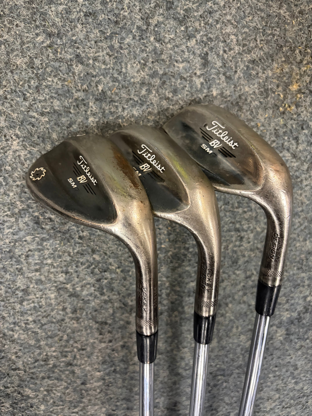 Titleist Vokey SM7 Wedge Set | 52.08 F | 56.10 S | 60.08 M | Brand new grips