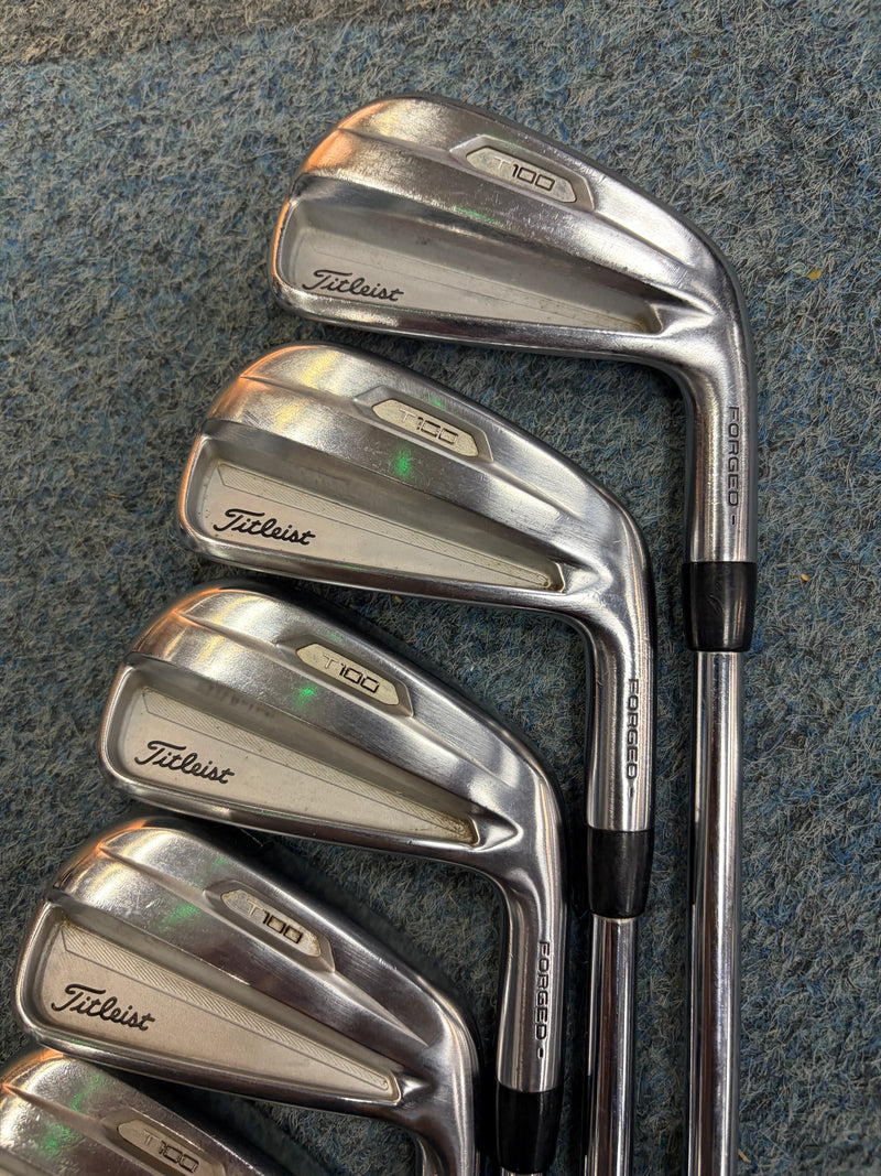 Titleist T100 2021 irons | 4-PW | AMT S300 shafts | Jumbo Grips