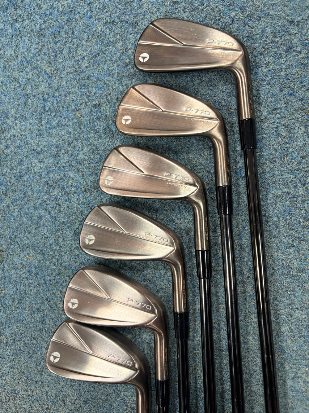 TaylorMade P770 Aged Copper Irons | 5-PW | KBS Tour Stiff Shafts