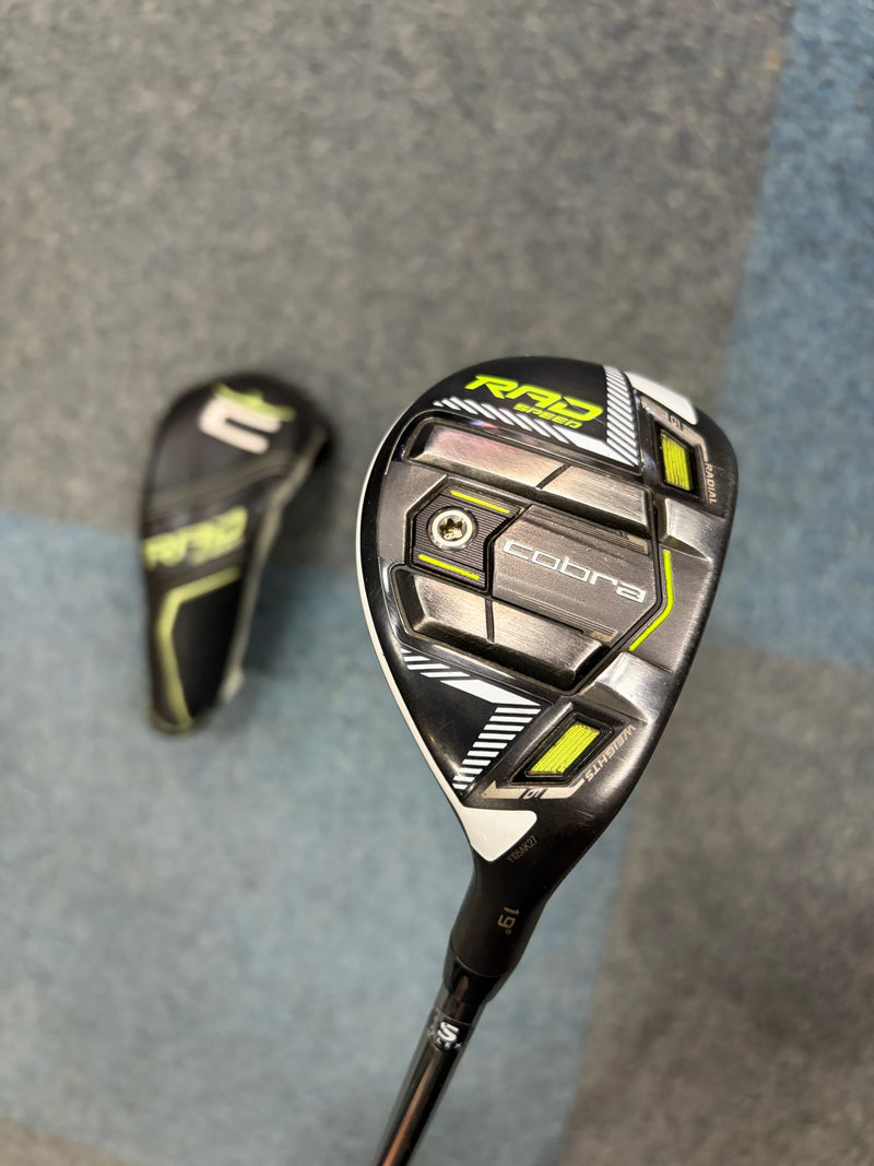 Cobra Rad Speed 3 Hybrid | 19 degree | Recoil F4 Stiff shaft