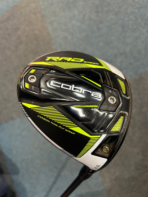 Cobra King Rad Speed Driver | 9.0 degree | Helium 5F3 Regular Shaft
