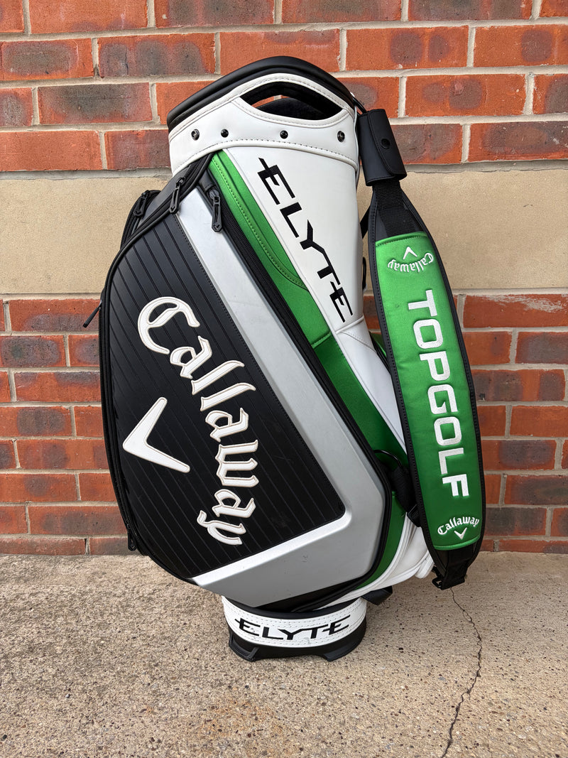 Callaway Elyte Golf Tour Staff Bag | 6 way | White, Green, Black