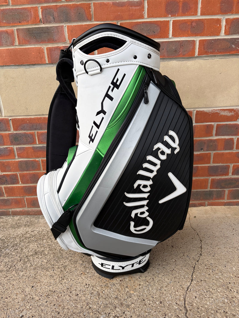 Callaway Elyte Golf Tour Staff Bag | 6 way | White, Green, Black