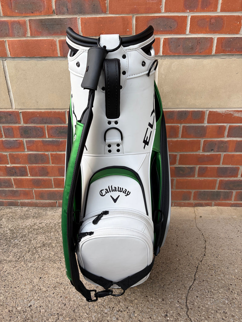 Callaway Elyte Golf Tour Staff Bag | 6 way | White, Green, Black